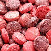 Global Gumball bolsa frontal Razzles mostrando cantidad y presentación útil