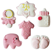 Global Sugar Art empaque frontal mostrando 24 toppers listo para decorar