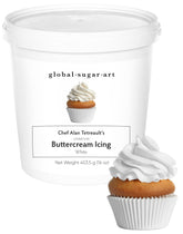 Global Sugar Art envase frontal con etiqueta blanca mostrando producto listo para usar