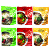 Gluten Free Meister paquete frontal mostrando 6 unidades y beneficios sin gluten