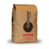 Gobena bolsa frontal 5lb mostrando etiqueta y origen, conserva frescura