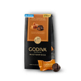 Godiva bolsa frontal elegante mostrando el empaque premium y atractivo