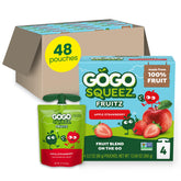 GoGo squeeZ frente del envase mostrando diseño y beneficios prácticos