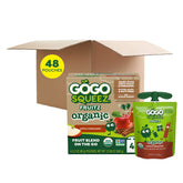 GoGo squeeZ paquete frontal mostrando diseño y conveniencia