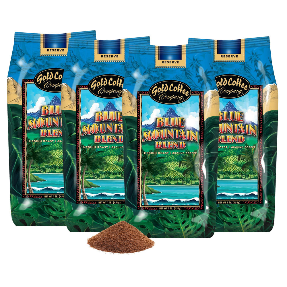 Gold Coffee Company vista frontal del empaque mostrando frescura y control