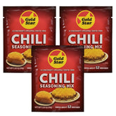 Gold Star Chili paquete frontal mostrando marca y conveniencia