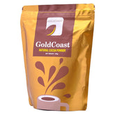 GoldCoast Cocoa envase frontal mostrando origen Ghana y diseño claro