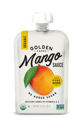 Golden Farms bolsa de mango frente mostrando diseño práctico y natural