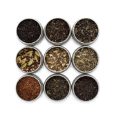 Golden Moon Tea envase frontal mostrando variedad y conveniencia
