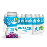 good2grow pack de 24 frente mostrando botellas, conveniente para familias