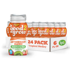 good2grow frente del paquete de 24 botellas, práctico y nutritivo