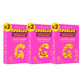 GOODLES pack frontal mostrando las seis cajas y variedad de formas nutritivas