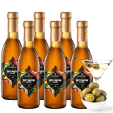 Gourmanity frontal del pack de seis botellas mostrando presentación y conveniencia