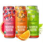 Gourmanity pack frontal mostrando las seis latas y variedad de sabores refrescantes