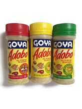 Goya adobo con pimienta frasco frontal muestra etiqueta clara y uso rápido