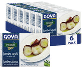 Goya calamar premium frontal mostrando lata y presentación apetitosa