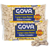 Goya habas grandes frente del empaque mostrando presentación y confianza