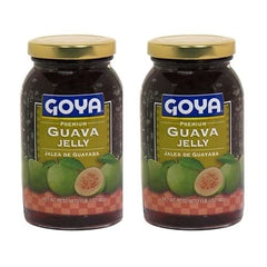 Goya jalea de guayaba frasco frontal mostrando etiqueta y uso versátil