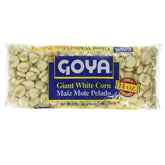 Goya maíz blanco gigante presentación frontal y legible que facilita compra