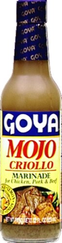 Goya mojo criollo frente botella, presentación y tamaño práctico