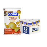 Goya Yuca Chips frente del paquete mostrando marca y tamaño, ideal para comprar en pack