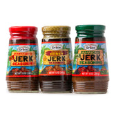 Grace pack frontal que muestra los tres tarros y el sabor caribeño