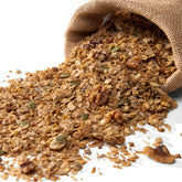 Grandy Organics frente del empaque mostrando 10 lb y beneficios del producto