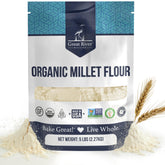 Great River Milling frente del paquete mostrando certificaciones y tamaño 5 lb