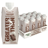 Greater Than frente del empaque Cocoa Cream mostrando diseño y beneficio hidratante