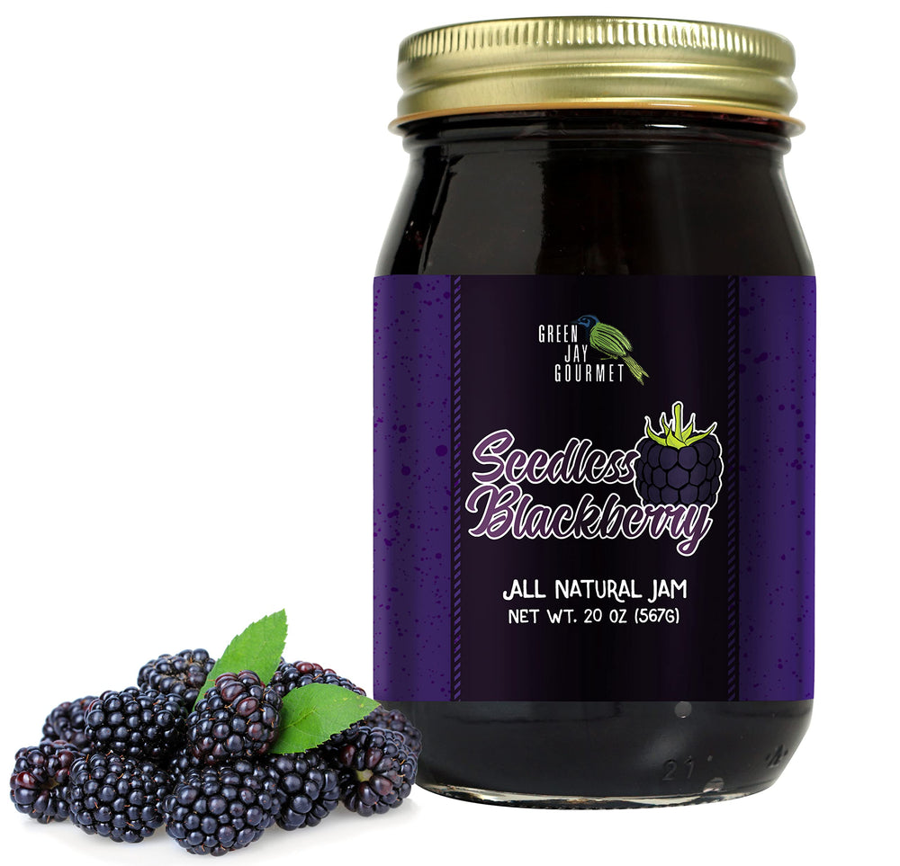 Green Jay Gourmet frasco frontal con etiqueta visible y aspecto natural