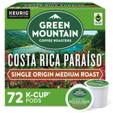 Green Mountain cápsulas empacado frontal mostrando cantidad y diseño