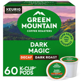 Green Mountain Coffee Roasters frente del empaque que destaca presencia intensa