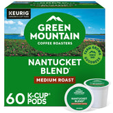 Green Mountain caja frontal mostrando 60 cápsulas y beneficios de sabor