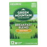 Green Mountain Coffee Roasters empaque frontal mostrando 12 K-Cups y conveniencia