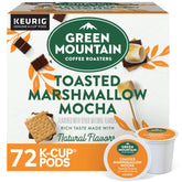 Green Mountain Coffee Roasters vista frontal del pack con sabor Marshmallow Mocha, conveniencia inmediata