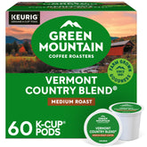 Green Mountain Coffee Roasters frente del paquete mostrando la marca y beneficio de sabor equilibrado