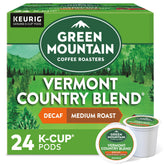 Green Mountain frente del paquete mostrando contenido y marca, conveniencia inmediata