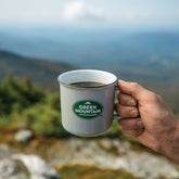 Green Mountain Coffee Roasters empaque frontal mostrando sabor arándano, invita a probar