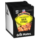 McCormick Grill Mates empaque frontal mostrando mezcla cítrica y marca