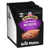 Grill Mates paquete frontal mostrando diseño y tamaño práctico