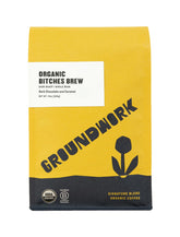 Groundwork envase frontal mostrando marca y beneficios orgánicos