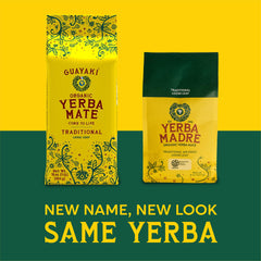 Guayaki mano sirviendo yerba en calabaza, facilita preparación tradicional