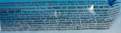 Gullon primer plano de textura con virutas de chocolate que muestra crujiente y sabor
