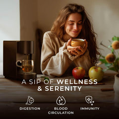 Gya Tea Co detalle de canela que aporta calidez y aroma reconfortante