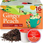 Gya Tea Co empaque frontal mostrando pods y marca, práctico y elegante