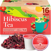 Gya Tea Co caja frontal del producto mostrando 16 cápsulas y diseño atractivo