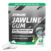 GYMGUM envase frontal Spearmint mostrando diseño y beneficio portátil