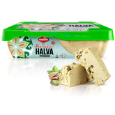 Haddar halva pistacho envase frontal mostrando tamaño y marca, perfecto para regalar
