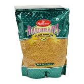Haldiram's paquete frontal 1kg mostrando contenido y marca, ideal para compras familiares