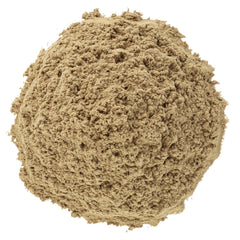 Halo Naturals primer plano de la textura fina del polvo que facilita mezclas homogéneas